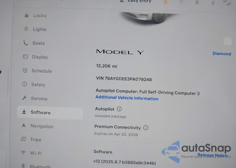 2023 Tesla Model Y Awd/Long Range Dual Motor All-Wheel Drive из США, поврежденный, VIN 7SAYGDEE3PA079248
